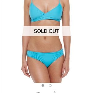 L*Space Chloe Wrap Bikini in Turquoise